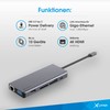 XLayer USB 3.0 Typ-C Hub 7-in-1 Grey