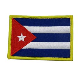 JumpingLight Cuba Cuban Country Flag Iron On Patch - Quality Flags