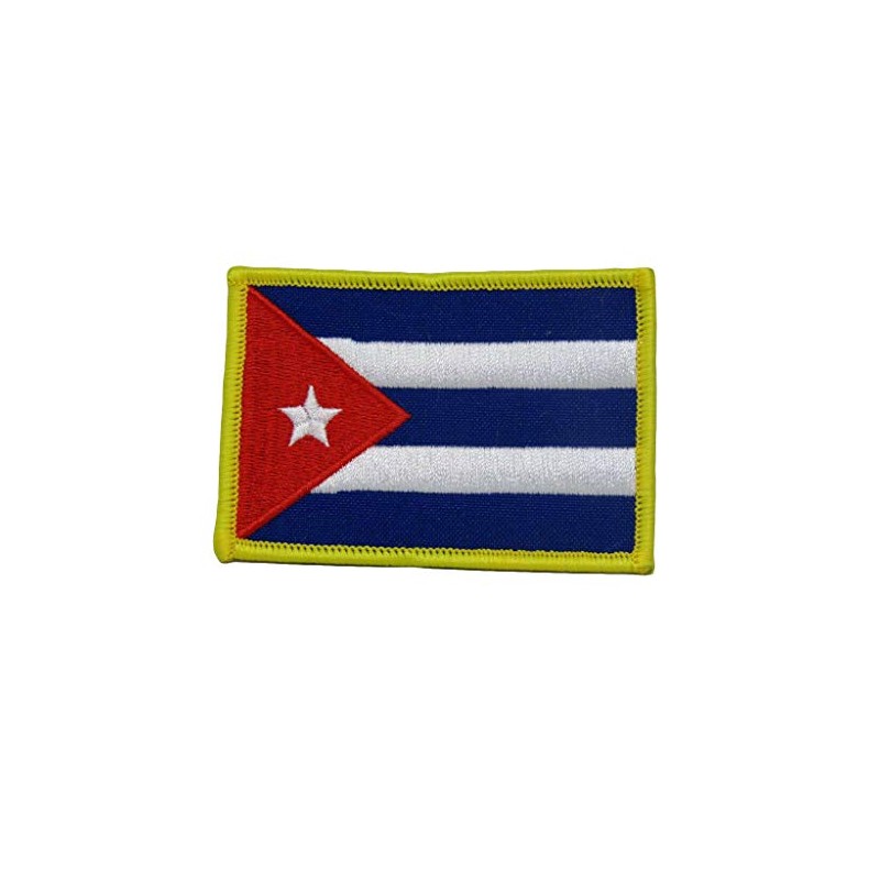 JumpingLight Cuba Cuban Country Flag Iron On Patch - Quality