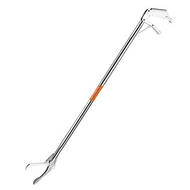 HOOJUKE Reptile Tongs Snake Grabber Tool Lock,47-inch Aluminum Alloyï¼Easy to Carry, Foldable and LightÂ with Zigzag Wide Jaw, Stainless Steel Professional Outdoor CatchÂ  (47)