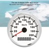 3‑3/8in Speed Gauge GPS 200km/h 12V/24V for Ship Yacht Motorcycle