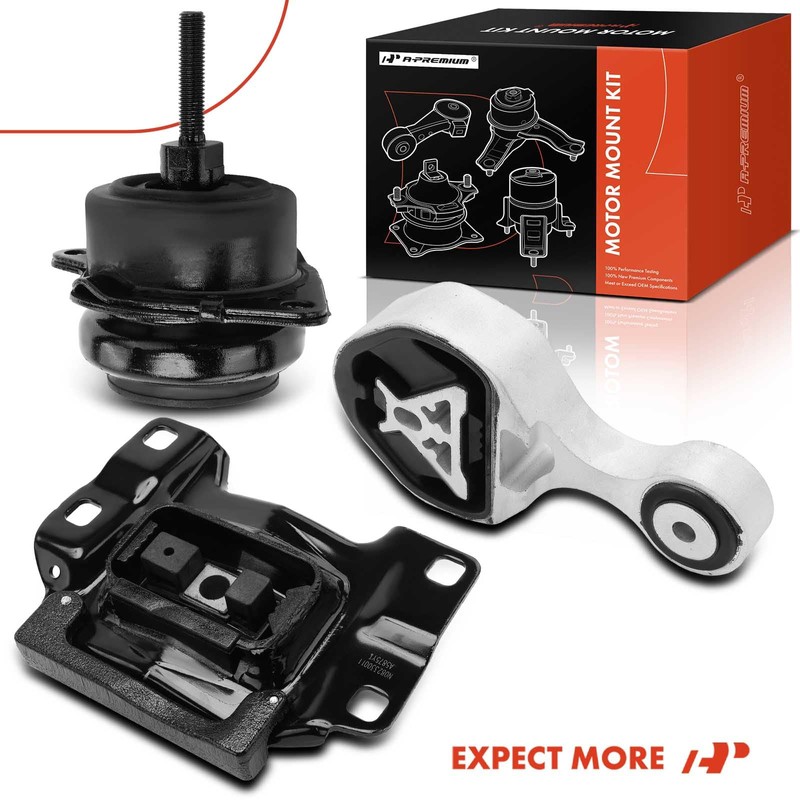 A-Premium 3PCS Engine Motor Mount Transmission Mount Torque Strut Mount