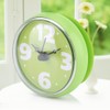 Waterproof Shower Clock Round Face Diameter 7 cm Suction Cup