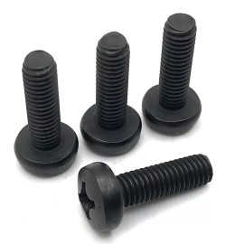 Honda Rear License Plate Screws for Honda Element (2003-2011) (Stainless Black)