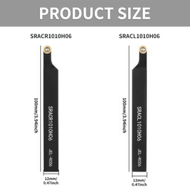 LYMMIYTC 3/8"10mm Indexable Lathe Turning Tool12Pcs Kit- 2Pcs Metal Lathe Tools Holder Set with 10Pcs Round Carbide Insert Turning Inserts for Turning Grooving Boring Threading Cutting