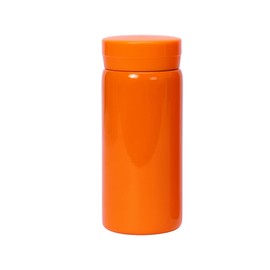 Small Flask, Cute Water Bottle, Vacuum Insulated Flask for Hot & Cold Drink, Keep 12H Hot & 6H Cold (Orange, 200ml)