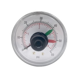0-60PSI Boxed Pressure Gauge ECX2712B1 with Dial Replacement for Select Hayward Filters ec65, ec65a, ec75 and ec75a