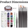 Nail Art Jewels Paint Tool And Accessories For Beginners, Keepzi