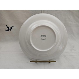 JOHNSON BROTHERS BLUE WILLOW VINTAGE SOUP BOWL REPLACEMENT GREEN STAMP 1883*NEW