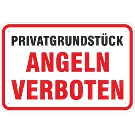 'No Fishing Sign Aluminium Composite Sign or Sticker 3 mm Thick/PVC Film