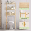 QSN SILK LU 3 Tier Over The Toilet Organizer Rack