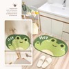 Cute Frog Bath Mat, Extra Soft Absorbent Bath Rug, Non-Slip