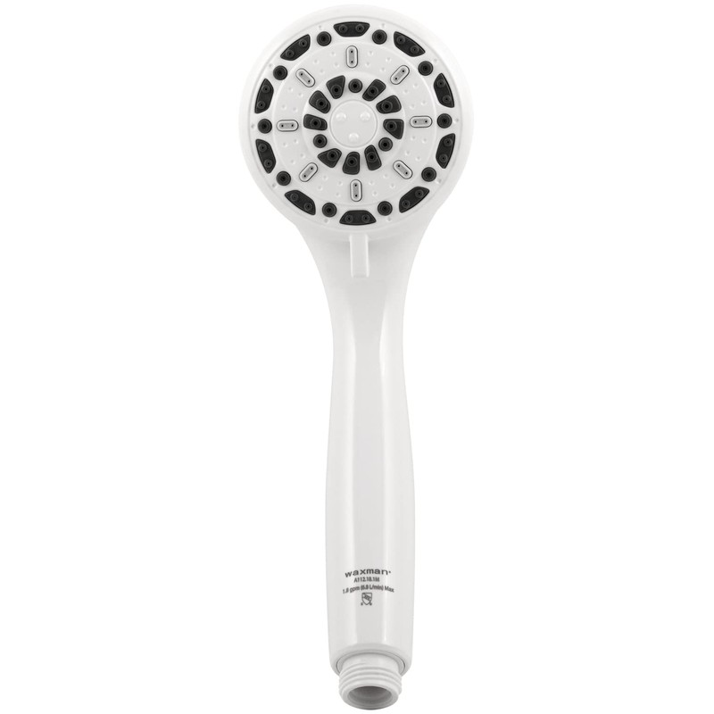 Aqua Vista 3-in. White Handheld Shower Head with 3 Spray