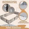 4smile Rectangular Adjustable Baking Frame - Stainless Steel Rectangular Baking