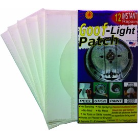 Stepsaver Products Self-Adhesive Goof-Light Patch Smooth recessed can Light Ceiling Repair Patch kit.