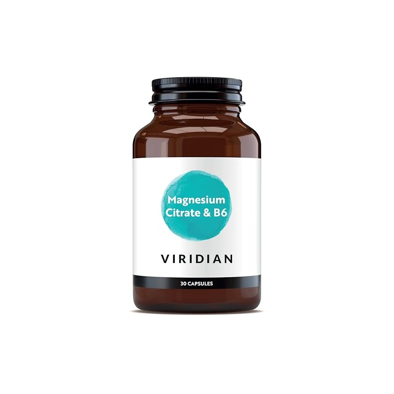 Magnesium Citrate with B6: 30 Veg Caps