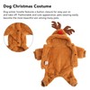 Reindeer Dog Hoodie Interesting Soft Warm Dogs Winter Pajamas for