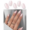 Wahrshei Nagelfolien | 20pcs Nude Pink Pearl Shimmer Nagelfolie Selbstklebend