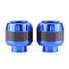 Qiilu Motorcycle Fork Carbon Frame Sliders Crash Protection, blue
