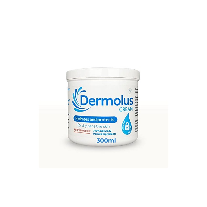 Dermolus Cream 300ml For Eczema, Very Dry Skin, Itchy Skin,