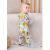 SUZEL - Pijama de viscosa de bambú para bebé, mameluco