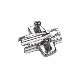 Cross-Shaped Mounting Plate with Direct Fastening Screws, Distances in 0.0 mm