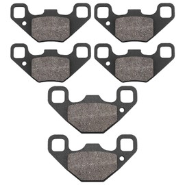Front and Rear Brake Pads Brakes for Polaris RZR 170 2009-2016