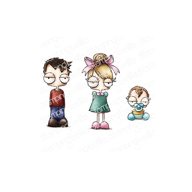 Stamping Bella EB1117 Stamp with Bell Oddball Siblings