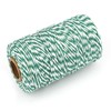 jijAcraft Green and White Twine String, 328 Feet Christmas Bakers