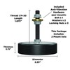 Isolate It!: Sorbothane Anti-Vibration Leveling Mount - 1/4-20 2.25" Stud