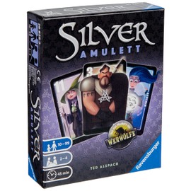 Ravensburger 26826 Silver Amulet, Card Game for 2-4 Players, Tactics Game from 10 Years, Werewolves Characters