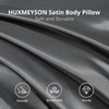 HUXMEYSON Body Pillow with Satin Pillowcase, Cooling Body Pillows for