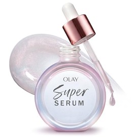 Olay Super Serum 1.0 oz with Niacinamide, Vitamin C, Collagen Peptide, AHA, and Vitamin E