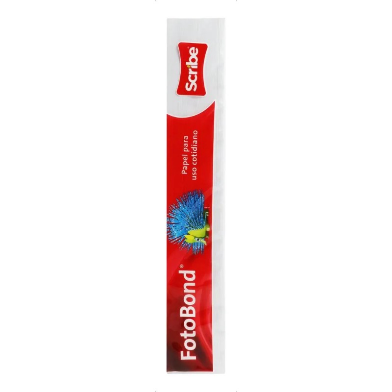 500 Hojas Scribe Papel Fotobond Blanco Carta 95% Blancura 75