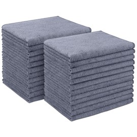 AIDEA Car Cleaning Cloth-24PK, Ultra Absorbent Microfiber Towels, Premium All-Purpose Car Cloth, Soft Wash Cloth for House, Kitchen, Car (12in.x16in.)