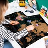 Atlas & Green World Travel Map + Bonus Europe Poster.