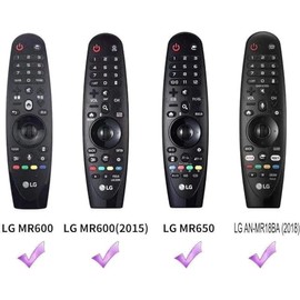 USTIYA Funda Control para LG Magic TV AN-MR600 AN-MR650 AN-MR18BA AN-MR19BA AN-MR20GA Case Protectora de Silicona Cover (Negro)