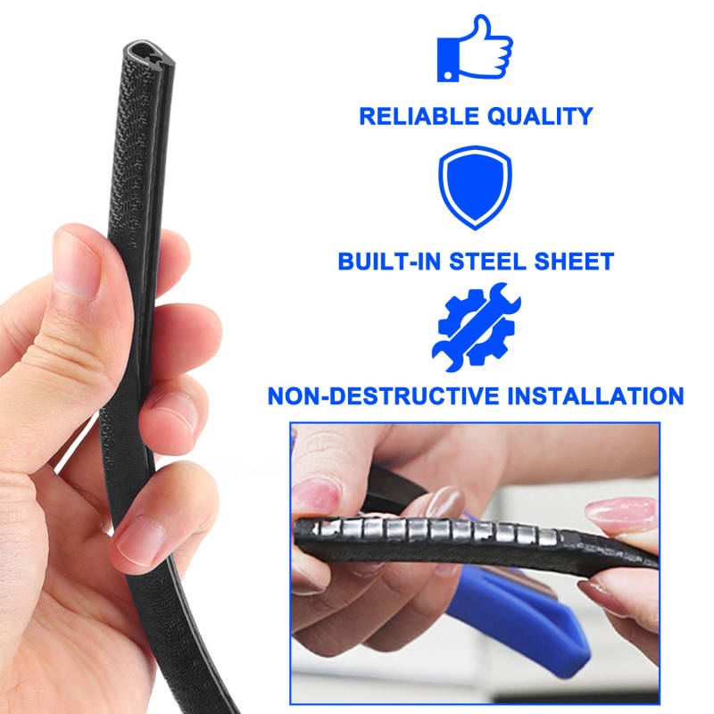 DONWELL Honda Car Door Protector – Anti-Scratch Rubber Molding Seal