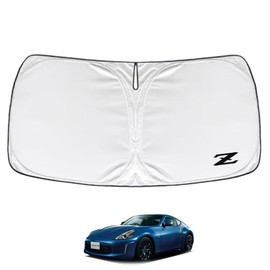 SAWAKAKI Nissan Fairlady Z Z34 Series Special Design Sunshade for Windshield with Logo Sun Protection Thermal Insulation UV Protection UV Protection Protection Heat Protection Compact Storage