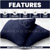 GC GAVENO CAVAILIA 2 Pack Teddy Fleece Pillow Cases -