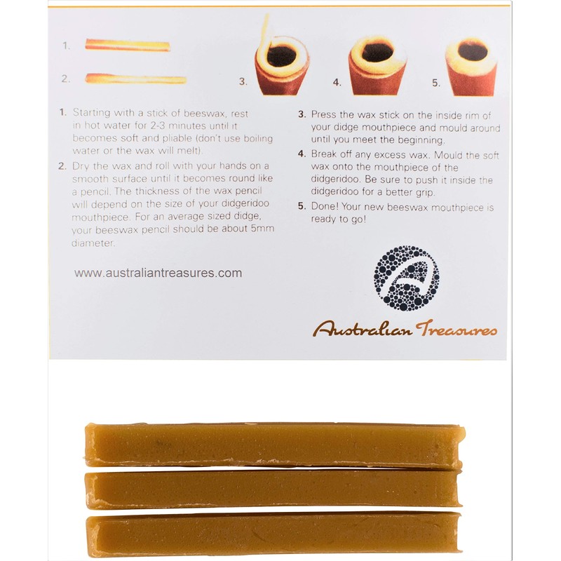 Australian Treasures - Beeswax for Didgeridoo Mouthpiece - Pure Beekeeper