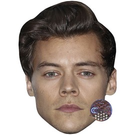 Harry E. Styles (Short Hair) Celebrity Mask, Flat Card Face, Fancy Dress Mask