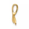 GlittersandGold 14k Whale Tail Chain Slide Necklace