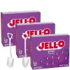 Jell-O Gelatin Dessert Mix 3oz w/ Mini Shovel Spoons (Grape)