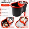 360¬∞ Rotating Spin Mop & Bucket Set -Stainless Steel 49.2