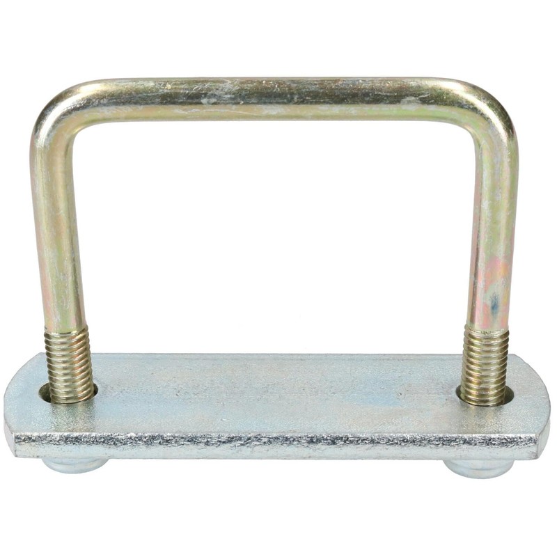 2 Pack M10 80mm x 75mm U-Bolt N-Bolt with Plates