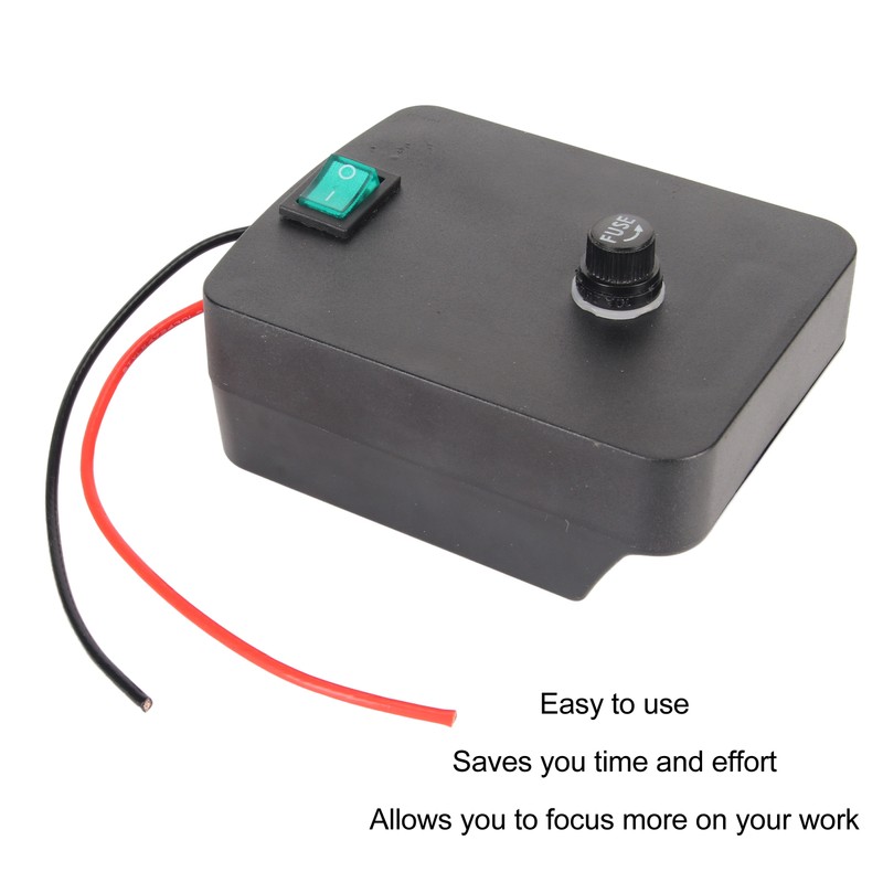 Secure Battery Adapter Independent Switch 18V Lithium Battery Adapter with