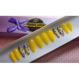 Perfect Nails Press On Hermosas Uñas Postizas Press On   Medianas