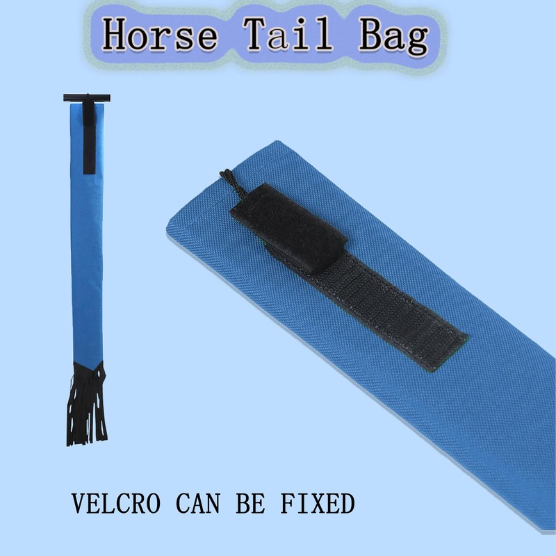 Gobelieve Horse Tail Bag 2-Pack, Equestrian Tail Cover with Tassel,