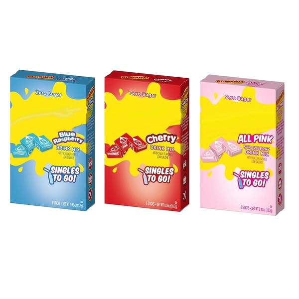 Starbrst Zero Sugar Singles to Go Drink Mix – 6